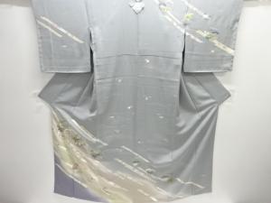 未使用品　松竹梅模様一つ紋訪問着